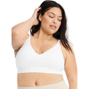 imageJockey Womens Bra Seamfree Light Lift BraletteWhite
