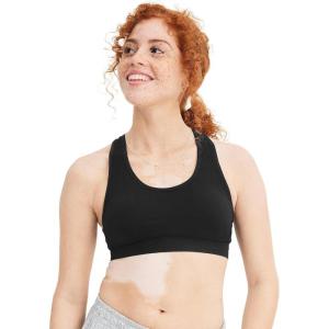 imageJockey Womens Bra Seamfree Mid Impact Sports BraBlack Night