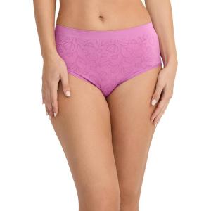 imageJockey Womens Underwear Seamfree BriefLavender Scent Jacquard