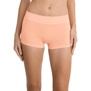 imageJockey Womens Underwear Seamfree Comfort Waist BoyshortPeach Smoothie