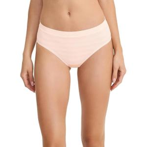 imageJockey Womens Underwear Seamfree HiCutPeach Ice Stripe