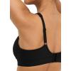 imageJockey Womens Bra Cooling Cotton Blend Wirefree Full Coverage Molded Cup BraBlack