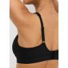 imageJockey Womens Bra Cooling Cotton Blend Wirefree Full Coverage Molded Cup BraBlack Out