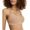imageJockey Womens Bra Cooling Cotton Blend Wirefree Full Coverage Molded Cup BraLight Beige
