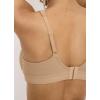 imageJockey Womens Bra Cooling Cotton Blend Wirefree Full Coverage Molded Cup BraLight Beige