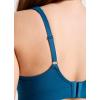 imageJockey Womens Bra Cooling Cotton Blend Wirefree Full Coverage Molded Cup BraReally Teal