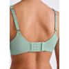 imageJockey Womens Bra Cushion Wire Full Coverage BraCeladon Zen