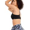 imageJockey Womens Bra Cushion Wire Moderate Coverage TShirt BraBlack Out