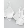 imageJockey Womens Bra Cushion Wire Moderate Coverage TShirt BraWhite Out