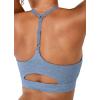 imageJockey Womens Bra Low Impact TBack Sports BraDusk Blue Heather