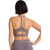 imageJockey Womens Bra Low Impact TBack Sports BraTwilight Sands Heather