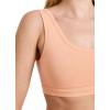 imageJockey Womens Bra Organic Cotton Stretch Tank Strap BralettePeach Smoothie