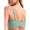 imageJockey Womens Bra Organic Cotton Stretch Triangle BraletteOpulent Jade Heather