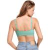 imageJockey Womens Bra Organic Cotton Stretch Triangle BraletteOpulent Jade Heather