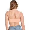 imageJockey Womens Bra Organic Cotton Stretch Triangle BralettePeach Smoothie