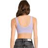 imageJockey Womens Bra Seamfree Cotton Blend Light Support BraletteViolet Veil