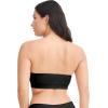 imageJockey Womens Bra Seamfree Multiway Bandeau BraletteBlack
