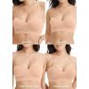 imageJockey Womens Bra Seamfree Multiway Bandeau BraletteLight
