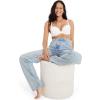 imageJockey Womens Bra Smooth ampamp Sleek Microfiber Demi Coverage Underwire TShirt BraWhite