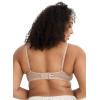 imageJockey Womens Bra Smooth ampamp Sleek Microfiber Demi Coverage Wirefree TShirt BraLight Beige