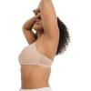 imageJockey Womens Bra Smooth ampamp Sleek Microfiber Demi Coverage Wirefree TShirt BraLight Beige