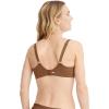 imageJockey Womens Bra Smooth ampamp Sleek Microfiber Full Coverage Wirefree TShirt BraCoffee