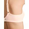 imageJockey Womens Bra Smooth ampamp Sleek Microfiber Full Coverage Wirefree TShirt BraPeach Ice