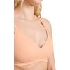 imageJockey Womens Bra Smooth ampamp Sleek Microfiber Full Coverage Wirefree TShirt BraPeach Smoothie