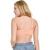 imageJockey Womens Bra Smooth ampamp Sleek Microfiber Full Coverage Wirefree TShirt BraPeach Smoothie