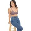 imageJockey Womens Bra Smooth ampamp Sleek Microfiber Full Coverage Wirefree TShirt BraTwilight Sands