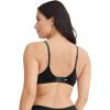 imageJockey Womens Bra Smooth ampamp Sleek Supersoft Demi Coverage Underwire TShirt BraBlack