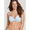 imageJockey Womens Bra Smooth ampamp Sleek Supersoft Demi Coverage Underwire TShirt BraIceberg