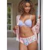 imageJockey Womens Bra Smooth ampamp Sleek Supersoft Demi Coverage Underwire TShirt BraViolet Veil