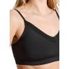 imageJockey Womens Bra Soft Stretch Lace Microfiber BraletteBlack