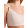 imageJockey Womens Bra Soft Stretch Lace Microfiber BralettePeach Ice