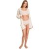 imageJockey Womens Bra Soft Stretch Lace Microfiber BralettePeach Ice