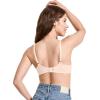 imageJockey Womens Smooth ampamp Sleek Microfiber Full Coverage Wirefree Unlined TShirt BraPeach Ice