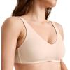 imageJockey Womens Smooth ampamp Sleek Microfiber Full Coverage Wirefree Unlined TShirt BraPeach Ice