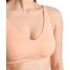 imageJockey Womens Smooth ampamp Sleek Microfiber Full Coverage Wirefree Unlined TShirt BraPeach Smoothie