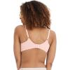 imageJockey Womens Smooth ampamp Sleek Microfiber Full Coverage Wirefree Unlined TShirt BraPink Haze