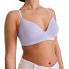 imageJockey Womens Smooth ampamp Sleek Supersoft Demi Coverage Wirefree TShirt BraViolet Veil