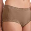imageJockey Womens Soft Stretch Lace Supersoft BriefAlmond