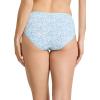imageJockey Womens Underwear Organic Cotton Stretch Logo Hipster  6 PackOatmeal HeatherTrue BlueBright Blue BloomsLemon FizzOatmeal HeatherTrue Blue
