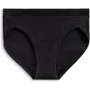 imageJockey Womens Underwear Worry Free Microfiber Moderate Absorbency BikiniBlack