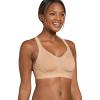 imageJockey Womens Bra Forever Fit Mid Impact Molded Cup Active BraLight