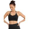 imageJockey Womens Bra Low Impact TBack Sports BraBlack