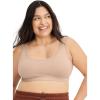 imageJockey Womens Bra Organic Cotton Stretch Tank Strap BraletteLight