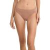imageJockey Womens Underwear Seamfree ThongAlmond Jacquard