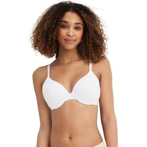 imageJockey Womens Bra Cushion Wire Moderate Coverage TShirt BraWhite Out