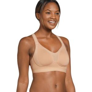 imageJockey Womens Bra Forever Fit Mid Impact Molded Cup Active BraLight